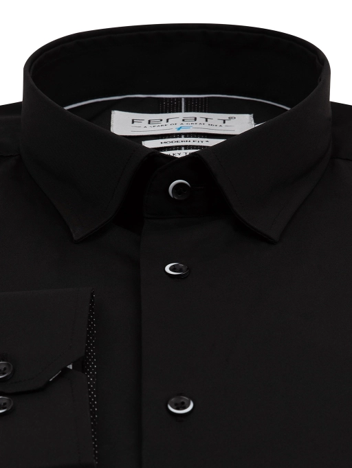Pánská košile SILKY MODERN černá