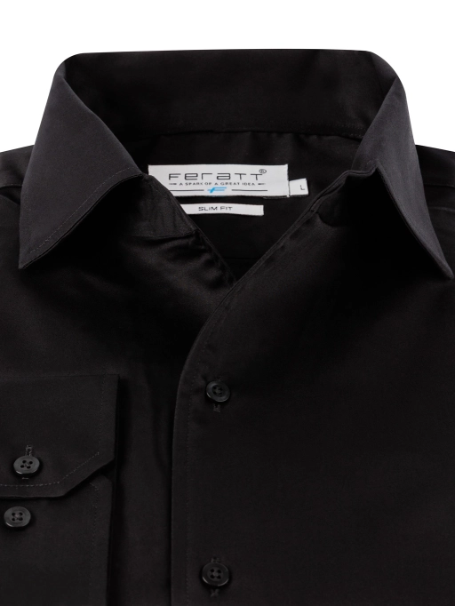 Pánská košile COLIN SLIM FIT černá