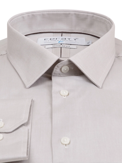 Pánská košile F-LINE NON IRON REGULAR šedá