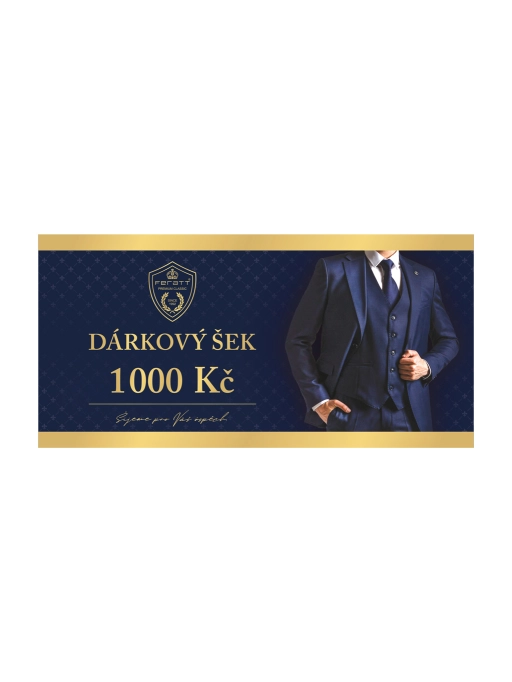 Dárkový poukaz v hodnotě 1000 Kč