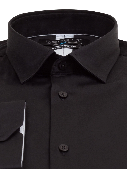 Pánská košile FERATT CONOR REGULAR fit black