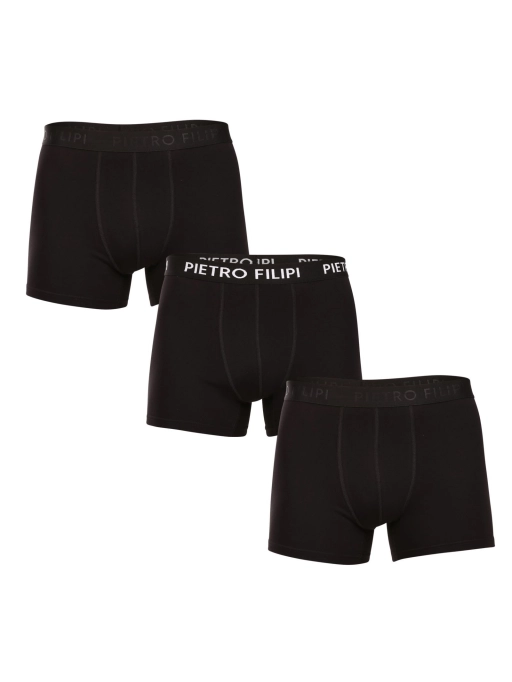 3PACK černé boxerky