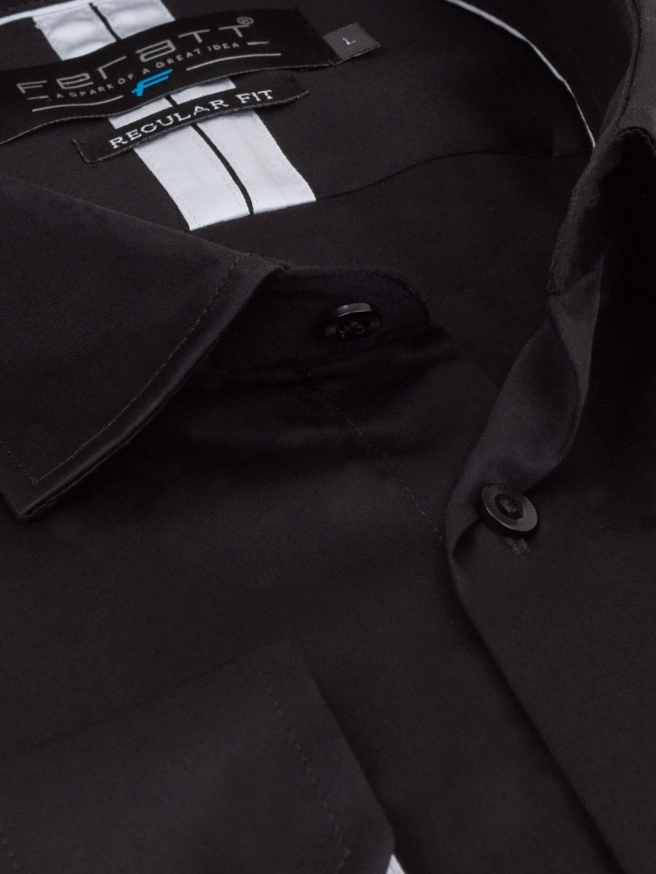 Pánská košile FERATT CONOR REGULAR fit black náhledový obrázek 4