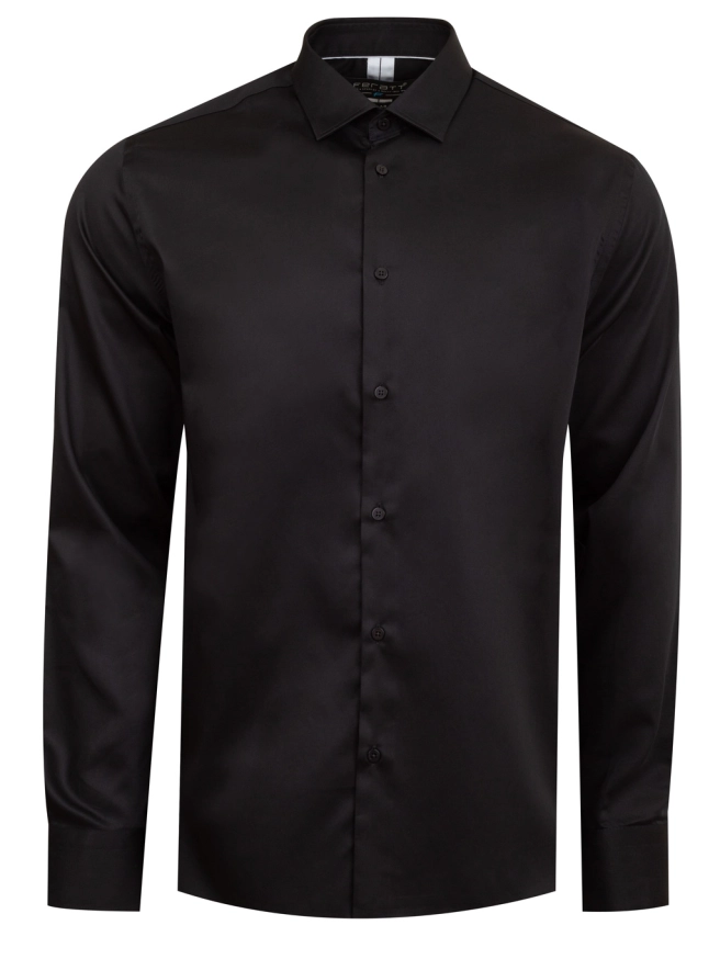 Pánská košile FERATT CONOR REGULAR fit black náhledový obrázek 2