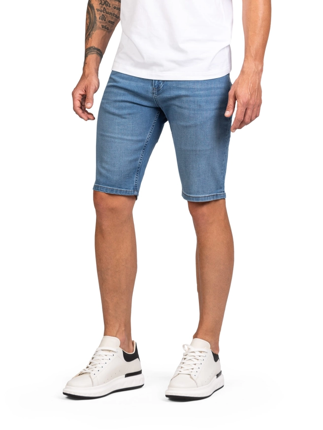 Kraťasy Stretch NAVARO světle modré náhledový obrázek 2
