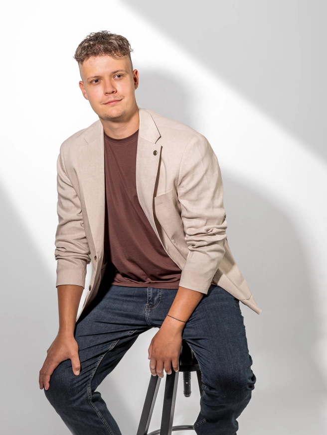 Pánské džíny JERRY tmavě modré náhledový obrázek 2