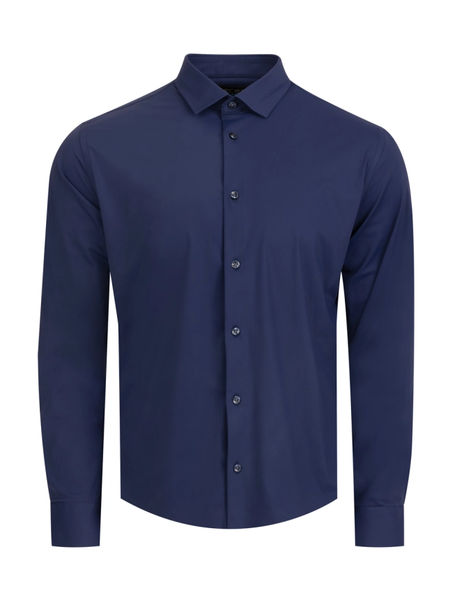 Pánská košile PERFORMANCE SLIM navy náhledový obrázek 2