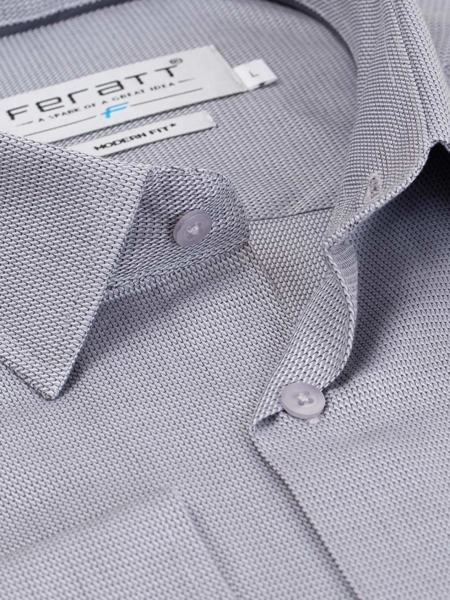 Pánská košile PERFECT MODERN světle šedá 02 náhledový obrázek 4