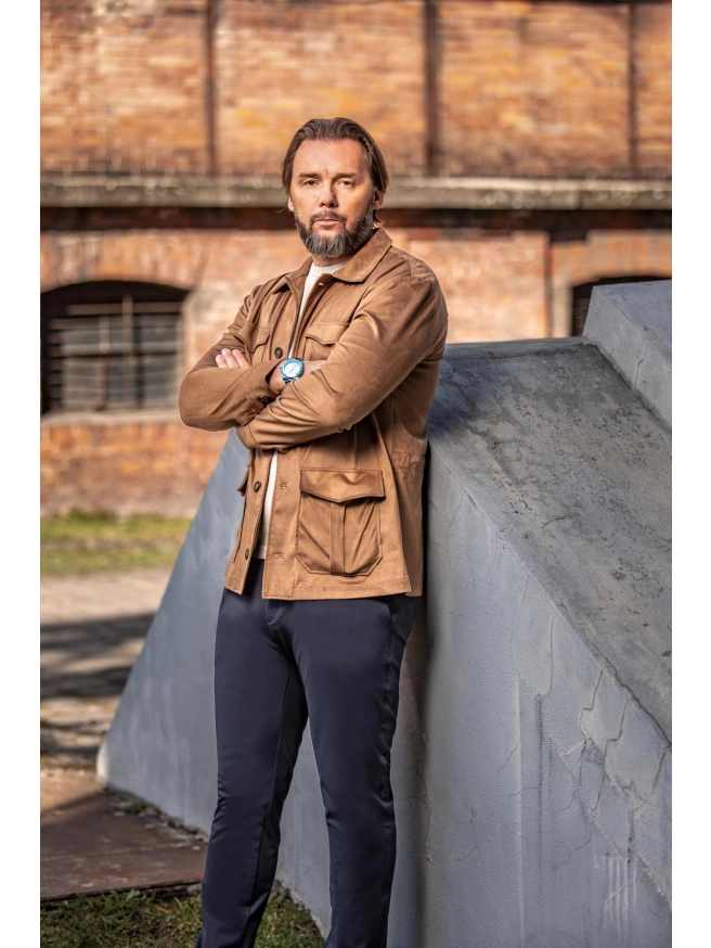 Pánská bunda ANDREAS hnědá náhledový obrázek 3