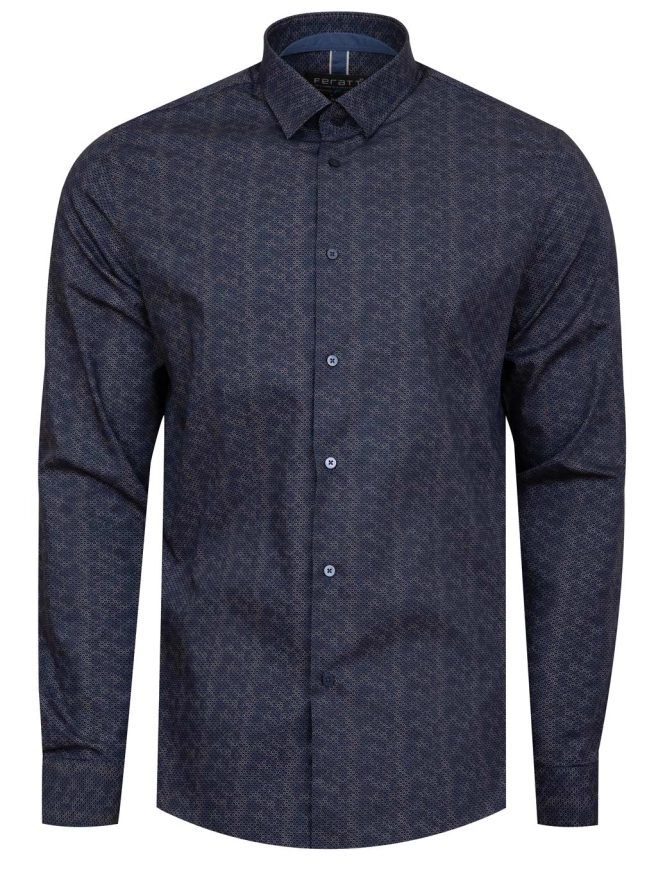 Pánská košile MILANO SLIM navy náhledový obrázek 1