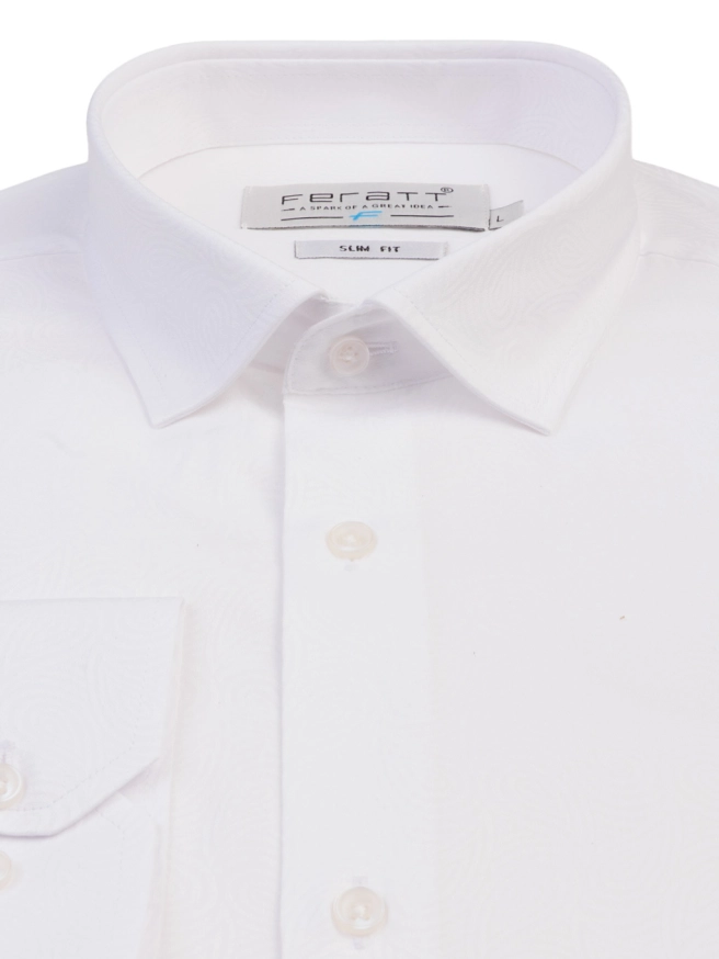 Košile SKY WHITE SLIM náhledový obrázek 1