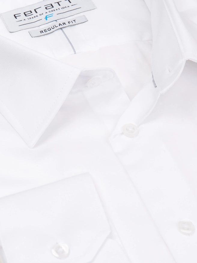 Pánská košile F-LINE NON IRON REGULAR bílá náhledový obrázek 4