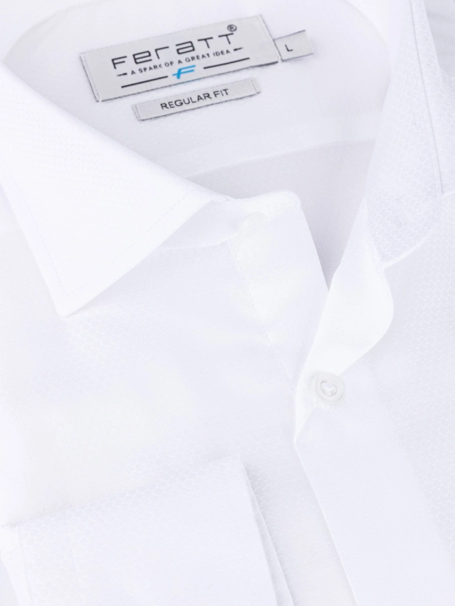 Pánská košile DON VITO II. TAILORED bílá náhledový obrázek 3