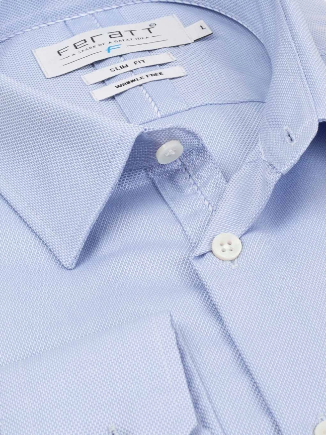 Košile F-LINE LUX III SLIM modrá náhledový obrázek 3