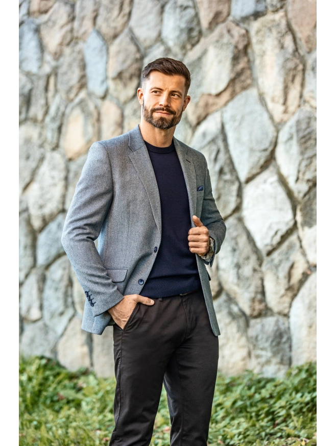 Pánské sako CANNES šedé náhledový obrázek 1