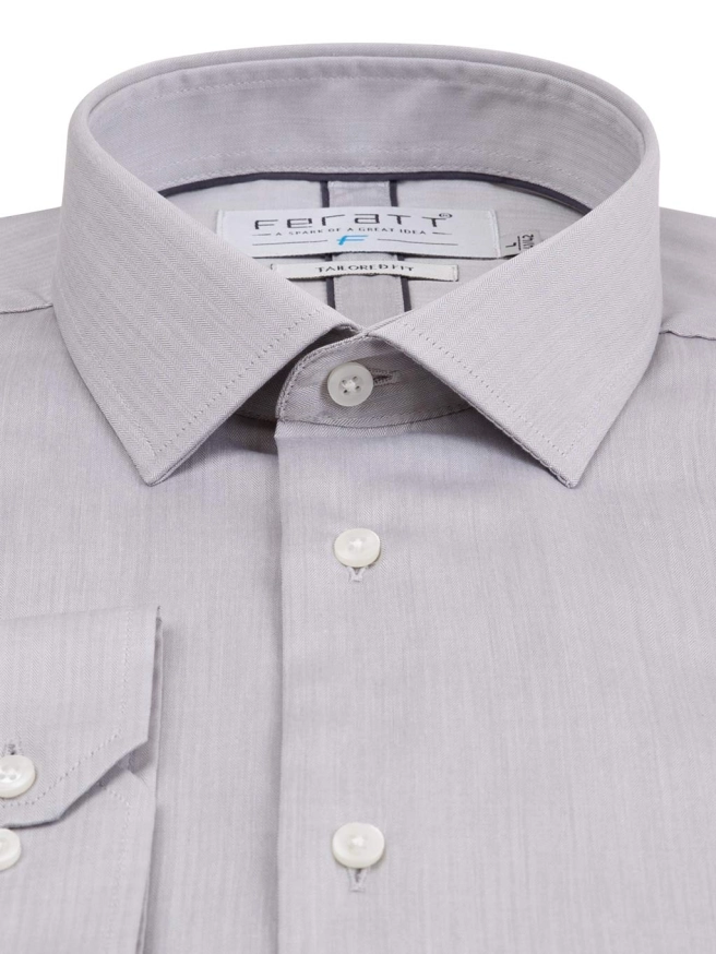 Pánská košile F-LINE LUX TAILORED šedá náhledový obrázek 1