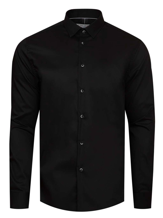 Pánská košile SILKY MODERN černá náhledový obrázek 2