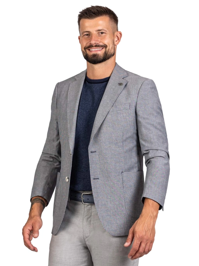 Pánské sako TOM šedé náhledový obrázek 1